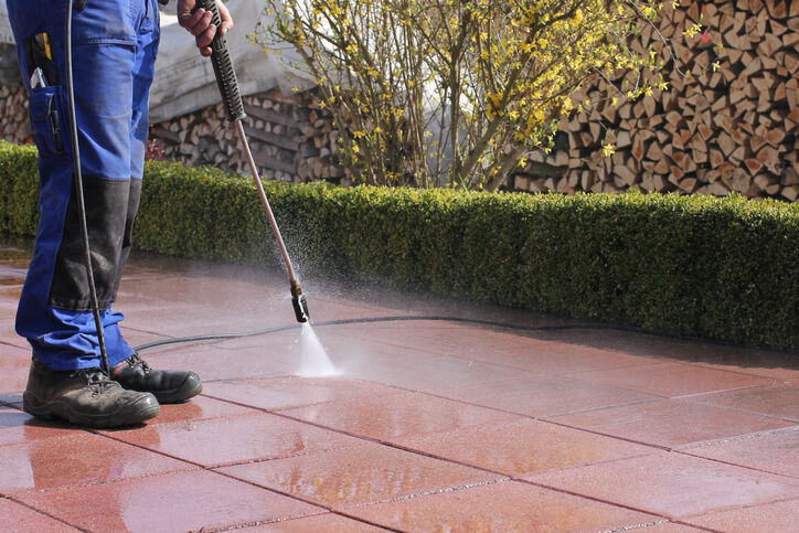 Pressure washing by NPC Facility Services